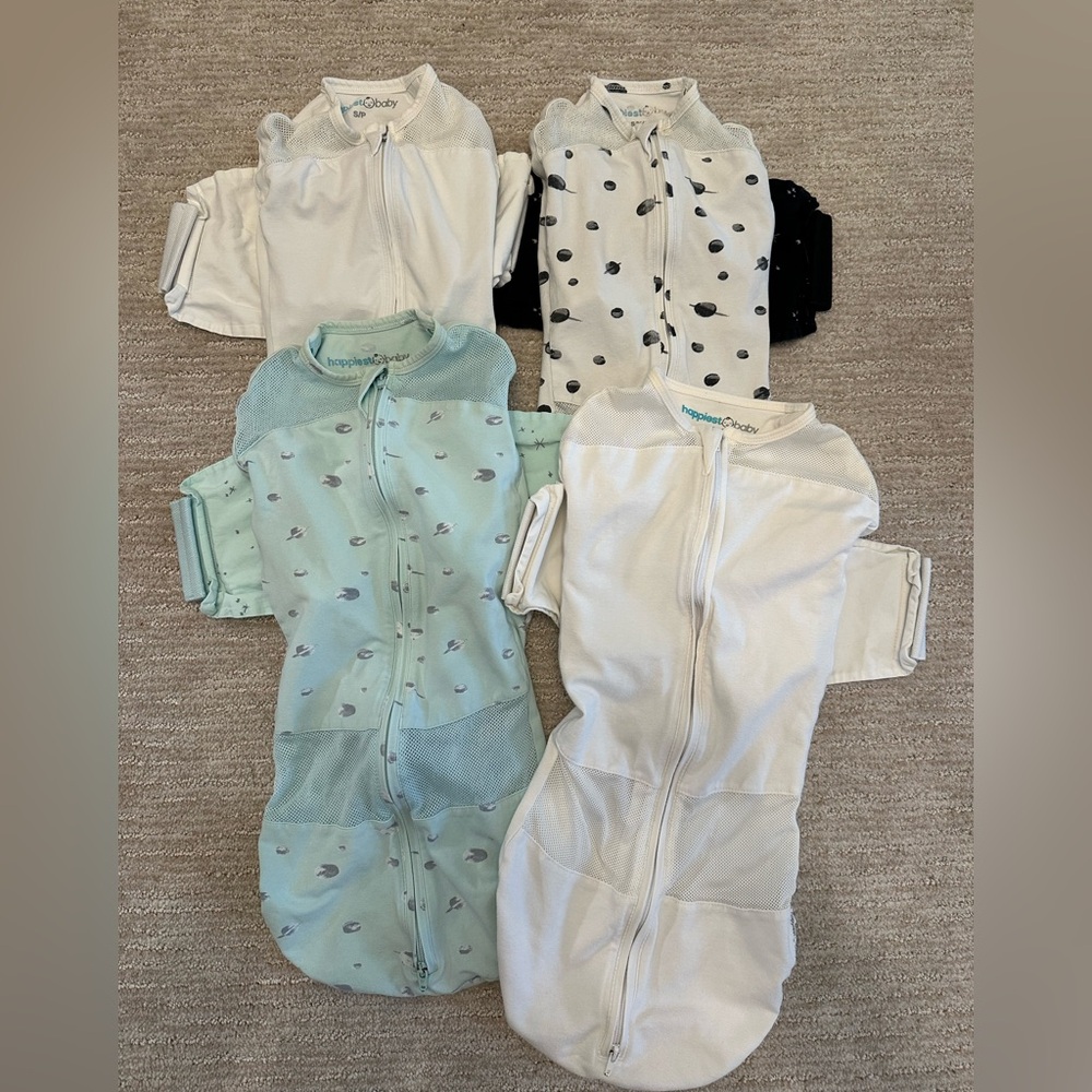 Set of 4 Happiest Baby Snoo Sacks (S & M)